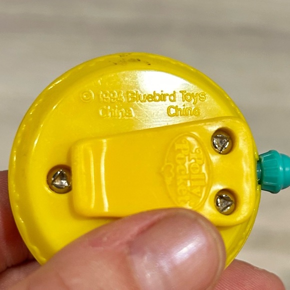 Vintage 1994 Bluebird Toys McDonald's Polly Pocket Clip On Clock Stop Watch - Picture 3 of 5